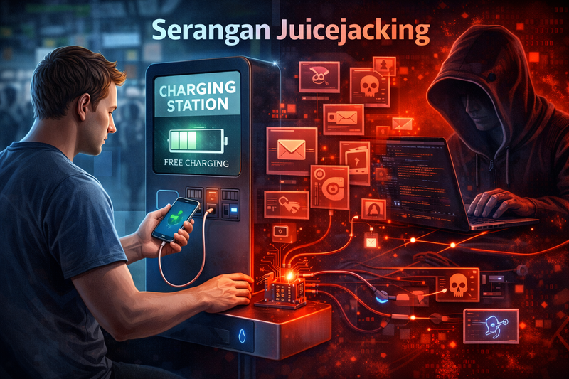 Serangan Juicejacking: Ancaman Siber di Balik Pengisian Daya Perangkat